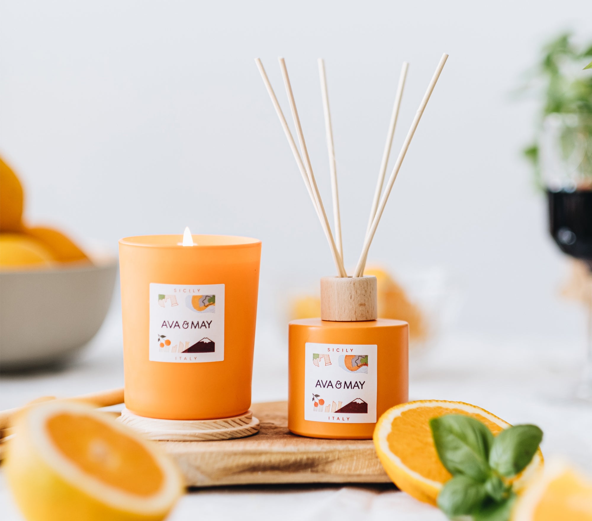 Sicily Home Fragrance Set - AVA & MAY - Italia