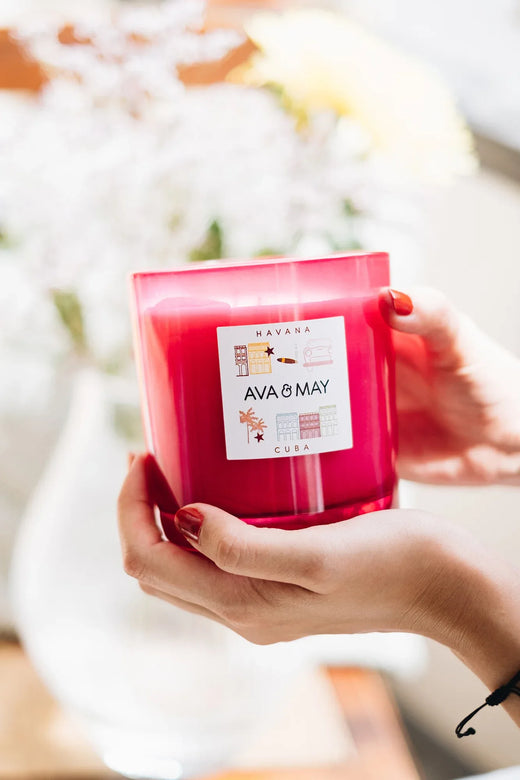 Candela profumata grande Avana - AVA & MAY - Italia